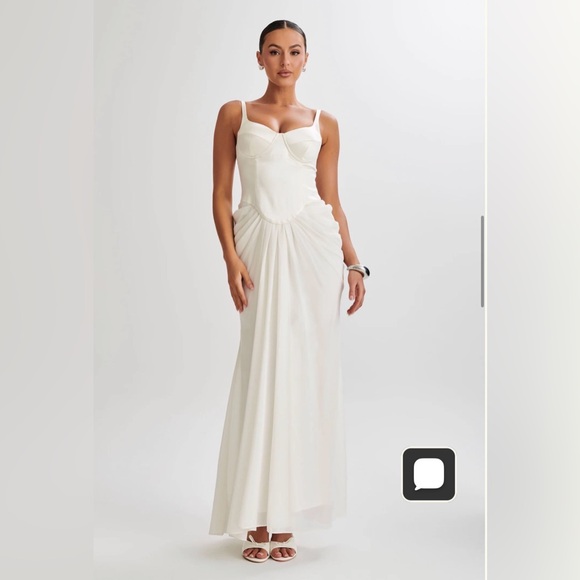 Meshki Leila Satin Corset Maxi Dress - Picture 4 of 4